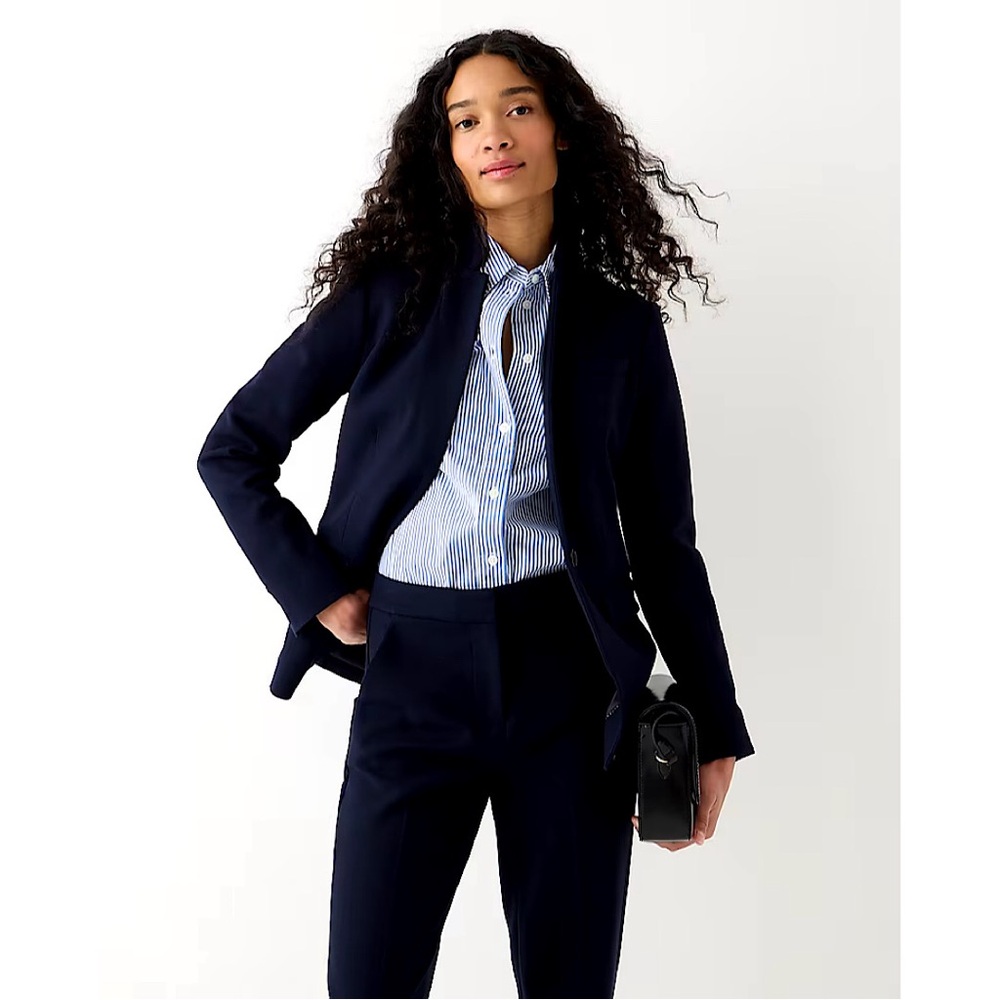 J. Crew Regent Blazer in Four-season Stretch - Navy 10T